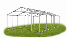 Skladový stan 8x9x2m strecha PVC 580g/m2 boky PVC 500g/m2 konštrukcia ZIMA