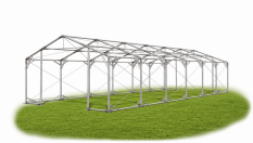 Skladový stan 4x12x2m strecha PVC 560g/m2 boky PVC 500g/m2 konštrukcia POLÁRNA PLUS