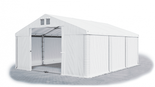 Skladový stan 4x6x2m střecha PVC 560g/m2 boky PVC 500g/m2 konstrukce LÉTO PLUS