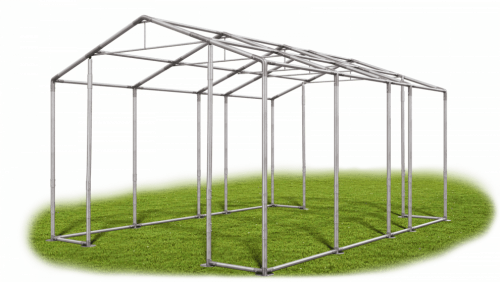 Skladový stan 4x7x3,5m strecha PVC 580g/m2 boky PVC 500g/m2 konštrukcia ZIMA