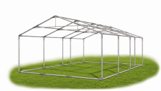 Skladový stan 5x7x2m střecha PVC 580g/m2 boky PVC 500g/m2 konstrukce LÉTO PLUS