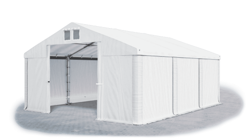 Skladový stan 4x6x2m střecha PVC 560g/m2 boky PVC 500g/m2 konstrukce ZIMA