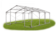 Skladový stan 4x6x2m střecha PVC 560g/m2 boky PVC 500g/m2 konstrukce POLÁRNÍ