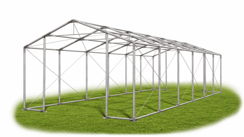 Skladový stan 5x12x3m střecha PVC 560g/m2 boky PVC 500g/m2 konstrukce ZIMA PLUS
