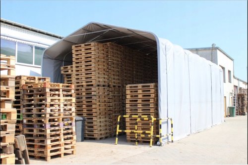 Skladová hala XXL 6x12x4 m šedá Skladová hala XXL 6x12x4 m šedá