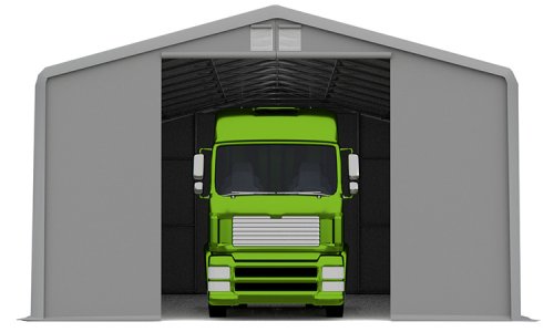 Skladová hala XXL 8x12m šedá - nehořlavá