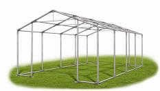 Skladový stan 8x8x3m střecha PVC 620g/m2 boky PVC 620g/m2 konstrukce ZIMA