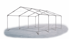 Párty stan 4x6x2m střecha PE 240g/m2 boky PE 240g/m2 konstrukce LÉTO