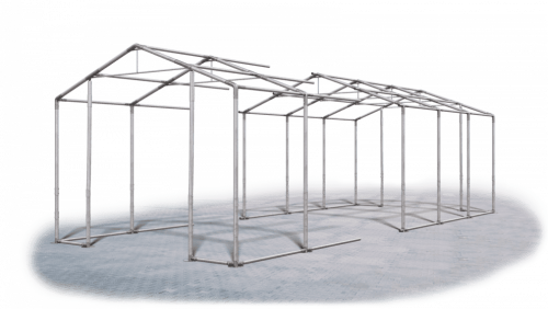 Skladový stan 4x15x4m střecha PVC 580g/m2 boky PVC 500g/m2 konstrukce ZIMA