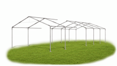 Párty stan 4x16x2m střecha PVC 560g/m2 boky PVC 500g/m2 konstrukce LÉTO