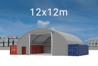 Kontajnerový stan 12x12m strecha PVC 720 g/m2
