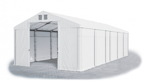 Skladový stan 6x11x3m střecha PVC 580g/m2 boky PVC 500g/m2 konstrukce ZIMA