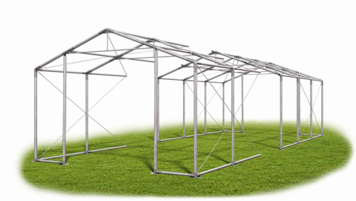Skladový stan 5x40x2,5m strecha PVC 560g/m2 boky PVC 500g/m2 konštrukcie ZIMA PLUS