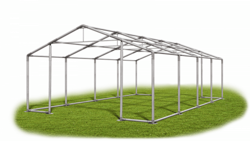 Garážový stan 5x8x2m strecha PVC 560g/m2 boky PVC 500g/m2 konštrukcia ZIMA