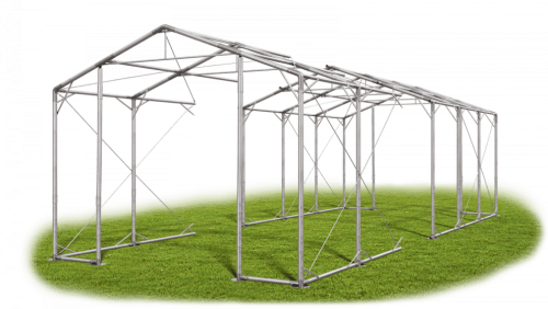 Skladový stan 8x20x4m střecha PVC 620g/m2 boky PVC 620g/m2 konstrukce POLÁRNÍ Skladový stan 8x20x4m střecha PVC 620g/m2 boky PVC 620g/m2 konstrukce POLÁRNÍ