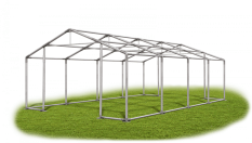 Skladový stan 4x8x2m strecha PVC 560g/m2 boky PVC 500g/m2 konštrukcia ZIMA