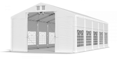 Párty stan 6x10x2,5m strecha PVC 560g/m2 boky PVC 500g/m2 konštrukcia ZIMA PLUS
