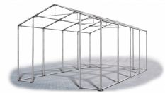Skladový stan 8x8x4m střecha PVC 620g/m2 boky PVC 620g/m2 konstrukce ZIMA