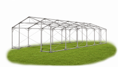 Skladový stan 4x12x2m strecha PVC 560g/m2 boky PVC 500g/m2 konštrukcia POLÁRNA