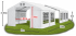 Párty stan 8x16x2m střecha PVC 560g/m2 boky PVC 500g/m2 HALYSTANY.CZ