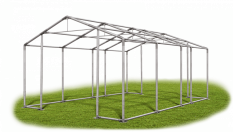 Skladový stan 4x7x3m střecha PVC 580g/m2 boky PVC 500g/m2 konstrukce ZIMA