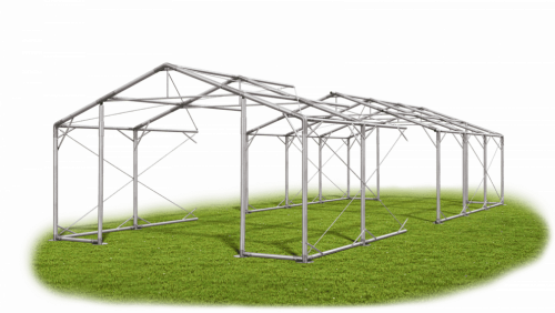 Skladový stan 6x19x2m strecha PVC 580g/m2 boky PVC 500g/m2 konštrukcia POLÁRNA