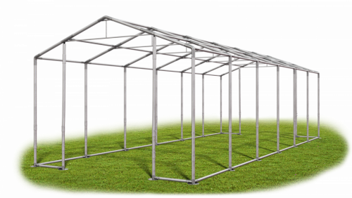 Skladový stan 5x12x3,5m střecha PVC 620g/m2 boky PVC 620g/m2 konstrukce ZIMA
