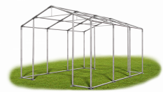 Skladový stan 4x6x4m střecha PVC 620g/m2 boky PVC 620g/m2 konstrukce ZIMA