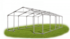 Párty stan 8x16x2m střecha PVC 560g/m2 boky PVC 500g/m2 konstrukce ZIMA