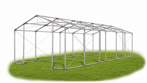 Skladový stan 4x11x2,5m strecha PVC 580g/m2 boky PVC 500g/m2 konštrukcie ZIMA PLUS