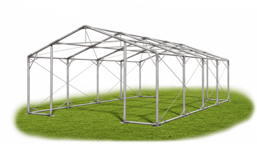 Skladový stan 8x8x2m strecha PVC 620g/m2 boky PVC 620g/m2 konštrukcia POLÁRNA