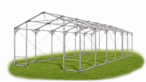 Skladový stan 5x12x2,5m strecha PVC 560g/m2 boky PVC 500g/m2 konštrukcia POLÁRNA PLUS