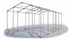 Skladový stan 8x9x3,5m střecha PVC 580g/m2 boky PVC 500g/m2 konstrukce ZIMA