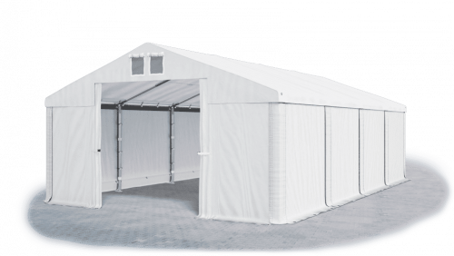 Skladový stan 6x8x2m střecha PVC 560g/m2 boky PVC 500g/m2 konstrukce LÉTO