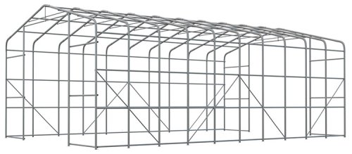 Skladová hala XXL 8x12m šedá - nehořlavá