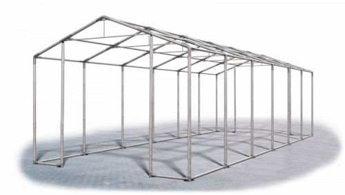 Skladový stan 5x12x4m strecha PVC 620g/m2 boky PVC 620g/m2 konštrukcia ZIMA
