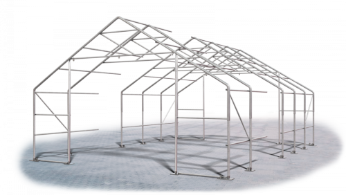 Skladová hala 10x32x3m střecha boky PVC 720 g/m2 konstrukce ARKTICKÁ Skladová hala 10x32x3m střecha boky PVC 720 g/m2 konstrukce ARKTICKÁ