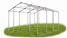 Skladový stan 4x6x3,5m střecha PVC 620g/m2 boky PVC 620g/m2 konstrukce ZIMA