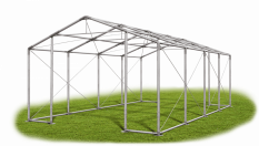Skladový stan 5x8x3m strecha PVC 620g/m2 boky PVC 620g/m2 konštrukcia ZIMA PLUS