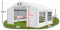 Párty stan 3x4x2m strecha PVC 560g/m2 boky PVC 500g/m2 konštrukcia LÉTO