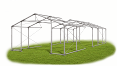 Skladový stan 8x16x2m střecha PVC 560g/m2 boky PVC 500g/m2 konstrukce POLÁRNÍ