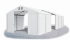 Skladový stan 6x17x2,5m střecha PVC 580g/m2 boky PVC 500g/m2 konstrukce ZIMA PLUS