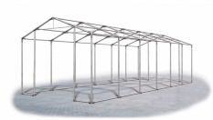 Skladový stan 4x12x4m strecha PVC 560g/m2 boky PVC 500g/m2 konštrukcia ZIMA