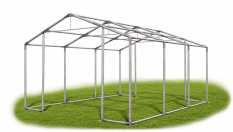 Skladový stan 4x6x2,5m střecha PVC 620g/m2 boky PVC 620g/m2 konstrukce ZIMA