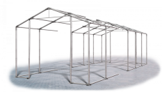 Skladový stan 8x20x4m střecha PVC 620g/m2 boky PVC 620g/m2 konstrukce ZIMA
