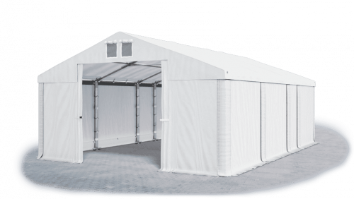 Skladový stan 5x7x2m strecha PVC 580g/m2 boky PVC 500g/m2 konštrukcia ZIMA