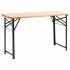 Skládací pivní set stůl se 2 lavicemi 118 cm jedle