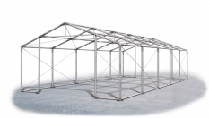 Skladový stan 5x10x2m strecha PVC 560g/m2 boky PVC 500g/m2 konštrukcie ZIMA PLUS