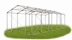 Skladový stan 4x11x4m střecha PVC 580g/m2 boky PVC 500g/m2 konstrukce ZIMA PLUS