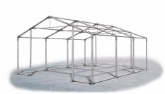 Skladový stan 4x6x2m střecha PVC 620g/m2 boky PVC 620g/m2 konstrukce ZIMA